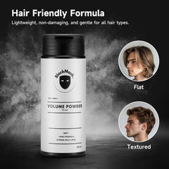 Texturizing Powder for Men, Easy to Apply, Instantly Adds Texture and Volume, All Natural Ingredients, Strong Hold Hair Powder for Men