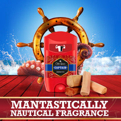 Old Spice Captain Deodorant Stick For Men, 3 x 50 ml