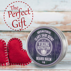 Viking Revolution BEST DEAL Beard Balm with Clary Sage Scent and Argan & Jojoba Oils - Styles, Strengthens & Softens Beards & Moustaches - Leave in Conditioner Wax for Men by ...