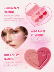 SHEGLAM Flush Crush Cream Blush Palette blushing bouquet