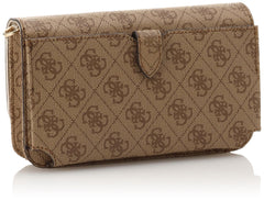 GUESS Womens Noelle Crossbody Flap Organizer Handbag (pack of 1)