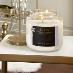 CLCo. by Candle-Lite Company Scented Bordeaux Fig Single-Wick Jar, 14 oz, Off White