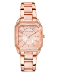 Anne Klein Women Analog Acrylic Gold Tone Watch