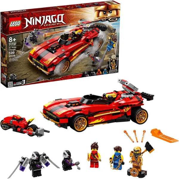 LEGO NINJAGO Legacy X-1 Ninja Charger 71737 Ninja Toy Building Kit