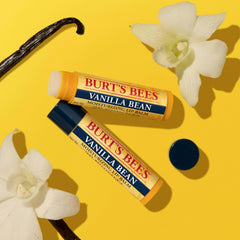 Burt's Bees 100% Natural Moisturizing Lip Balm, Vanilla Bean - 2 Tubes