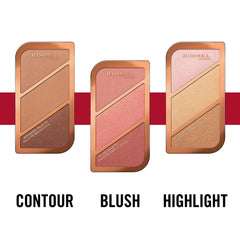 Rimmel London, Sculpting Palette, 03 Golden Bronze, 18.5 g