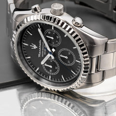 Maserati Men's Competizione R8853100023 Silver Stainless-Steel Quartz Dress Watch