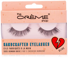 The Crème Shop Natural Defining Eye Lashes. Made With 100% Human Hair -Olive