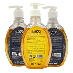 Atlantic Skincare Anti-Bacterial Liquid Hand Wash (Oud & 2 x Bakhoor) Arabic Advanced Cleansing Formula 12 Hours Moisturizing