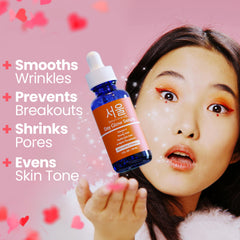 Seoul Ceuticals Korean Skin Care - 20% Vitamin C Hyaluronic Acid Serum + CE Ferulic Acid Provides Potent Anti Aging, Anti Wrinkle Korean Beauty 1oz