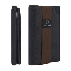 LIGHT FOLD Slim Minimalist Wallets for Men Trifold Nylon Card Holder Men's Wallet Ultra Thin & Stylish Design Front Pocket Wallet with RFID Blocking Hold Up to 12 Cards & Cash