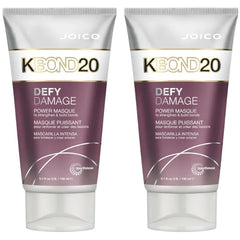 Joico Defy Damage KBOND20 Power Masque | For Stronger, Hydrated Hair | Color-Safe | Rebuild & Protect Bonds | Paraben-Free | Animal-Test Free Formula | 5.1 oz | 2 Pack