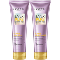 L’Oréal Paris L'Oreal EverPure Blonde Sulfate Free Shampoo and Conditioner for Blonde Hair, 8.5 Ounce (Set of 2)