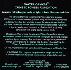 VINCENT LONGO Water Canvas Creme-To-Powder Foundation, Sienna