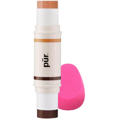 PÜR Beauty Cameo Contour & Highlight Stick in Deep, 0.3 oz