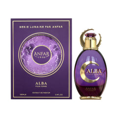 ANFAR 1950 ALBA Pour Femme Extrait de Parfum, 100ml, Pear, Orange Blossom, Pink Pepper, Coffee, Jasmine,FOR WOMEN