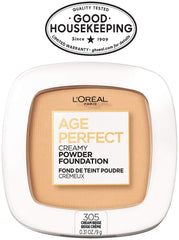L'Oréal Paris Age Perfect Creamy Powder Foundation Compact - 305 Cream Beige, 10ml