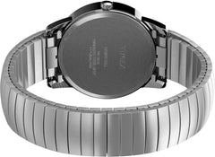 Timex Easy Reader Date Expansion Band Watch - Stainless Steel/Silver-Tone/White/D/35mm