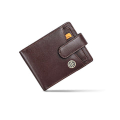 Hammonds Flycatcher RFID Protected Brown Nappa Leather Wallet for Men|5 Card Slots| 1 Coin Pocket|2 Hidden Compartment|2 Currency Slots|1 ID Slot|with Easy Access Card Container