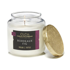 CLCo. by Candle-Lite Company Scented Bordeaux Fig Single-Wick Jar, 14 oz, Off White