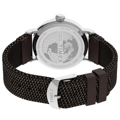 Timex x Peanuts Men's Standard 40mm Watch - Brown/Black/Silver-Tone