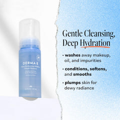 Derma E Ultra Hydrating Alkaline Cloud Hyaluronic Acid Cleanser, 157 ml