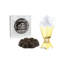 Nabeel Perfumes Bakhoor Marble Incense Solid Perfume For Unisex, 30 Gm