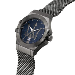 Maserati Potenza 42 mm Men's Watch, Grey, Quartz Movement - Metallic