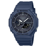 Casio G-Shock Analog-Digital World Time Watch-Blue