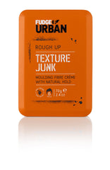Fudge Urban Texture Junk, Texturizing Hair Cream, Flexible Medium Hold Hair Styling Product, Mouldable Clay with Natural Hold, Hair Cream for Men - 70g