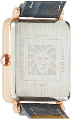 Anne Klein Women's Glitter Accented Croco-Grain Strap Watch, AK/3820