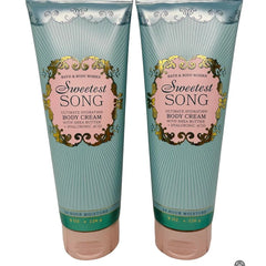 Bath & Body Works Women's Sweetest Song Ultimate Hydration Body Cream 8 Ounces Pack of 2