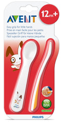 Philips AVENT Toddler Fork and Spoon, 12 Months - SCF712/00