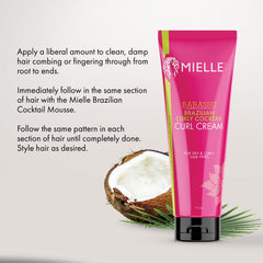 Mielle Organics Mielle Babassu Brazilian Curly Cocktail Curl Cream 7.5 Oz