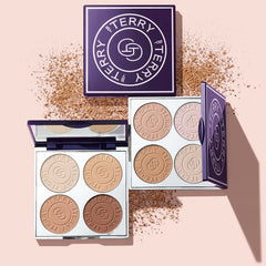 By Terry Hyaluronic Hydra-Powder Palette, 4-Shade, Vegan Contour Palette For Flawless & Matte Complexion, Fair to Medium