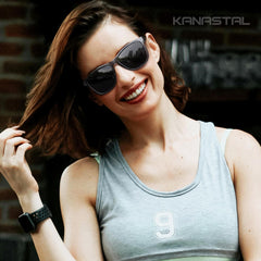 KANASTAL Polarized Sunglasses for Women, Classic Square Mens Sun Glasses, Lightweight Shades for Womens Outdoor 100% UV400 Protection Driving Fishing Golf Outdoor Activities