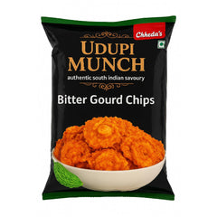 Chheda's Bitter Gourd (Karela) Chips, 150g – Authentic South Snack | 100% Vegetarian | No Preservatives, Artificial Colors or Flavors | Vegan & Gluten-Free