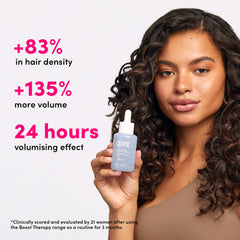 Coco & Eve Boost Therapy Tripeptide Hair Density Serum. For Thicker, Fuller Hair. Anti-Hair Loss & Shedding, Lightweight Scalp Treatment with Biotin & Caffeine for Volume & Restoration (2.03 Fl Oz)