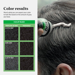 Just For Men, Shampoo-In Hair Color, Jet Black H-60 For Men, 1 Application
