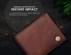 WildHorn Brown Men's Wallet - Brown Crackle