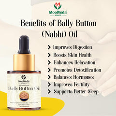 Belly Button (Nabhi) Oil | 100% Pure & Natural | Ayurvedic Oil for Digestion Support & Radiant Skin | 20ml