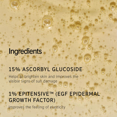 The INKEY LIST 15% Vitamin C and EGF Serum Helps to Intensively Brighten All Skin Types 30ml, 30 ml (Pack of 1)