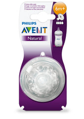 AVENT Philips Fast Flow Teat 6+ Months, Pack of 2