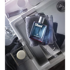 Victorinox Steel V0000896 Eau de Toilette for Men with Violet Leaves and White Fir Perfume Aquatic and Fresh 100 ml