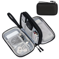 FYY Electronic Cable Bag, Travel Cord Organizer Bag, Cable Electronic Accessories Pouch Portable Electronic Case Bag, Black