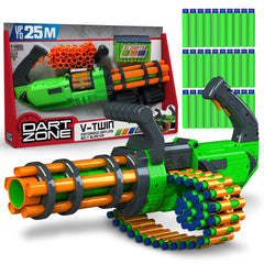 DART ZONE V-Twin Motorized Gatling Belt Blaster