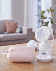 Philips AVENT Single Electric Breast Pump Advanced, with Natural Motion Technology, SCF391/61, Pink