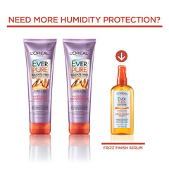 L’Oréal Paris L'Oreal Hair Care EverPure Sulfate Free Frizz Defy Shampoo, with Marula Oil, 2 Count (8.5 Fl; Oz each) (Packaging May Vary)
