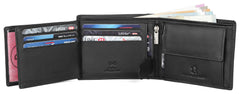 WildHorn Men Leather Wallet for Men Men's Wallet - JADE BLACK