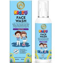 Mom & World Kids Face Wash Tear Free, 120ml